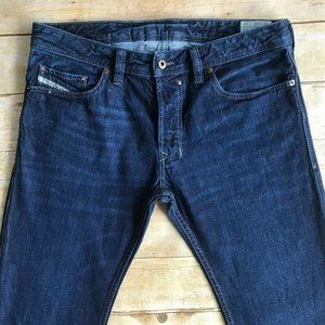 Diesel Safado Slim Jeans Sz 34 X 33 Straight Dark